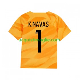 Divisa di Calcio Paris Saint Germain PSG K.NAVAS 1 Portiere Trasferta 2023/2024